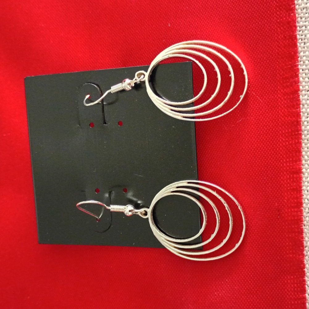 Elegant Sterling Silver Hoop Earrings